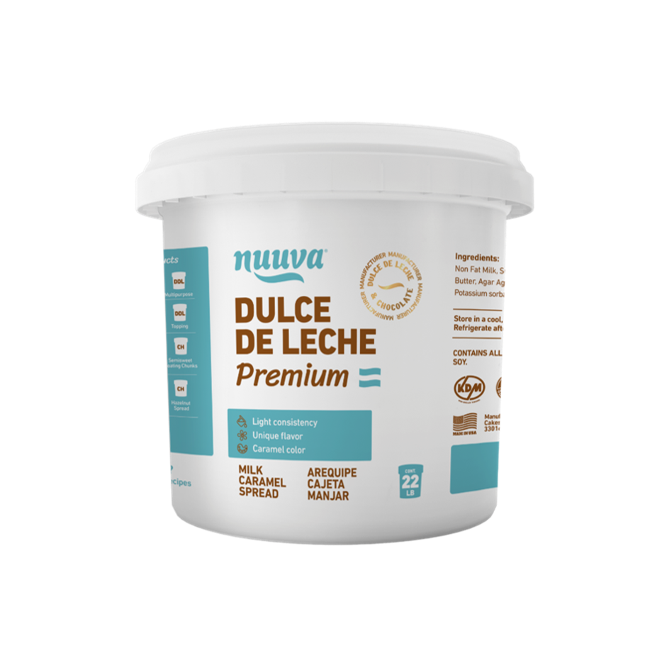 A container of nuuva Dulce de Leche Premium