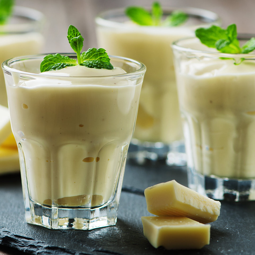 White Ganache dessert