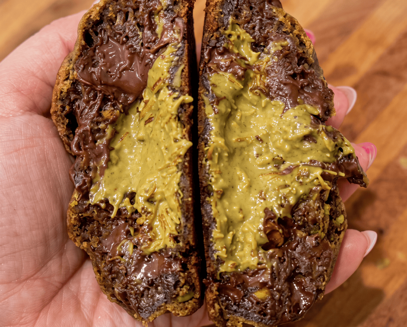 Dubai Chocolate New York Style Cookies