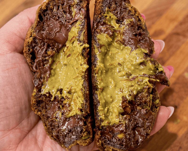 Dubai Chocolate New York Style Cookies