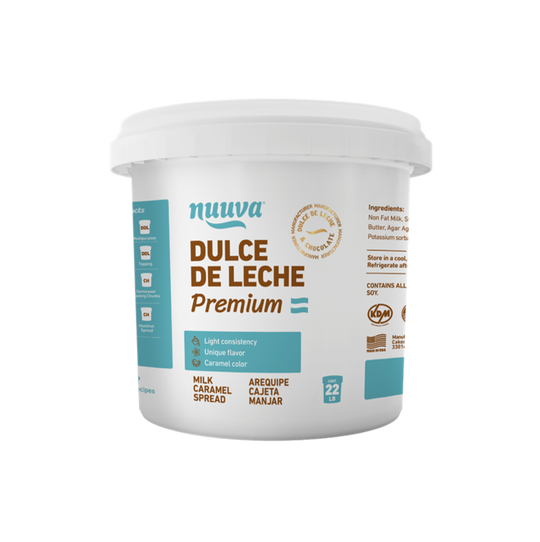 A container of nuuva Dulce de Leche Premium